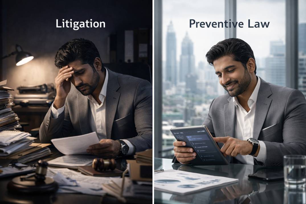 Preventive Law vs. Litigation: Why Smart Indian Businesses Choose Strategy Over Courtrooms