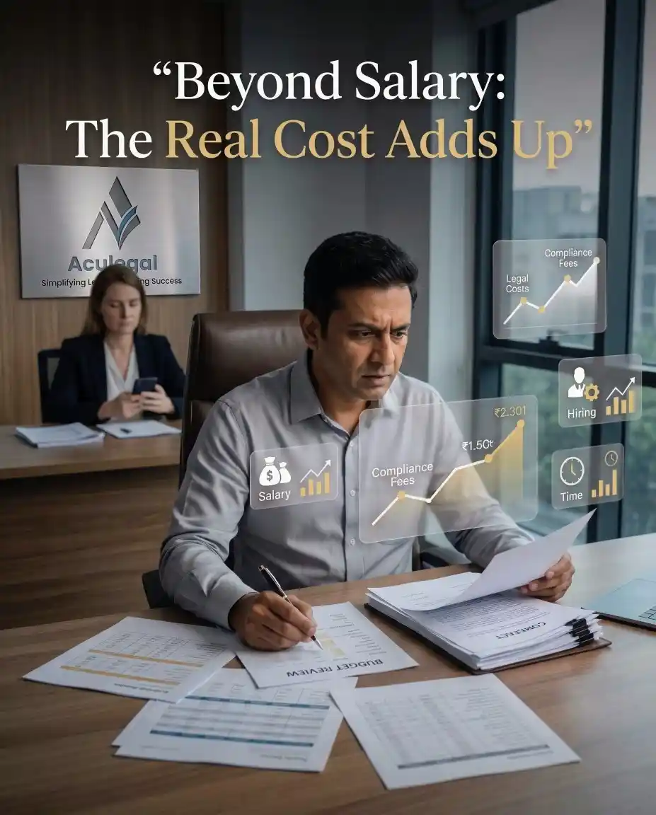 Hidden costs of hiring in-house legal counsel including salary and overhead