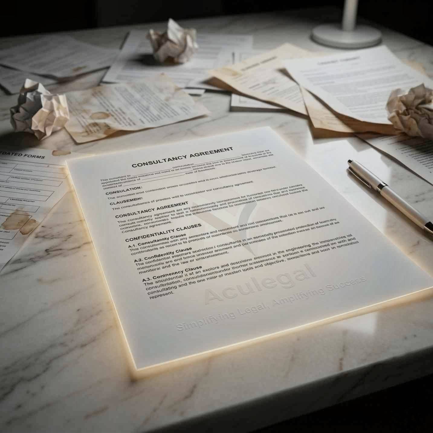 well-structured international NDA document symbolizing legal clarity and enforceability in global deals