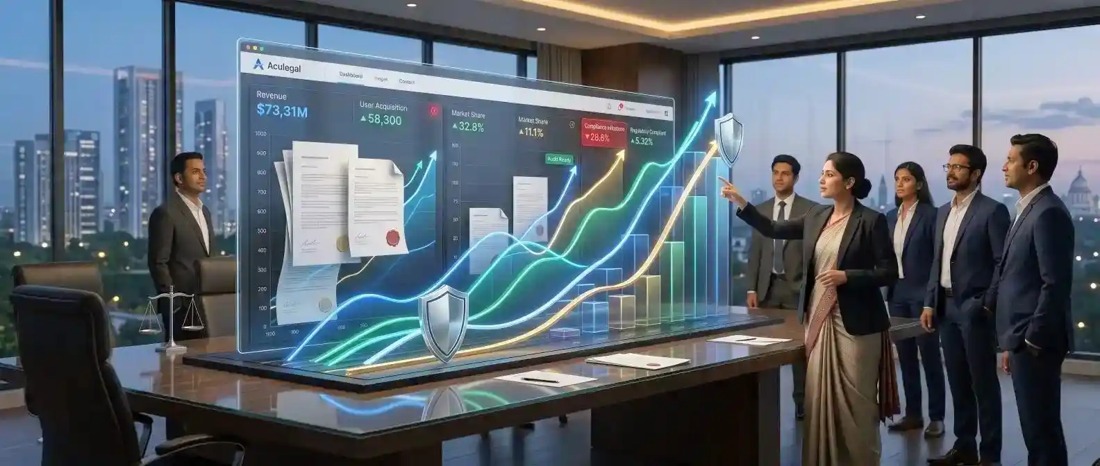 Business growth metrics driven by efficient legal processes