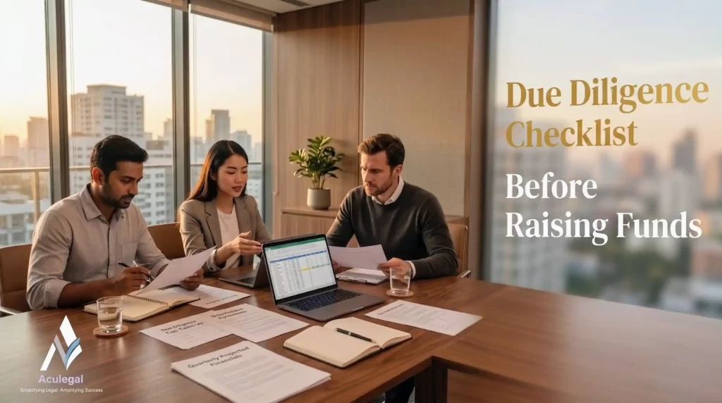 due diligence checklist before raising funds