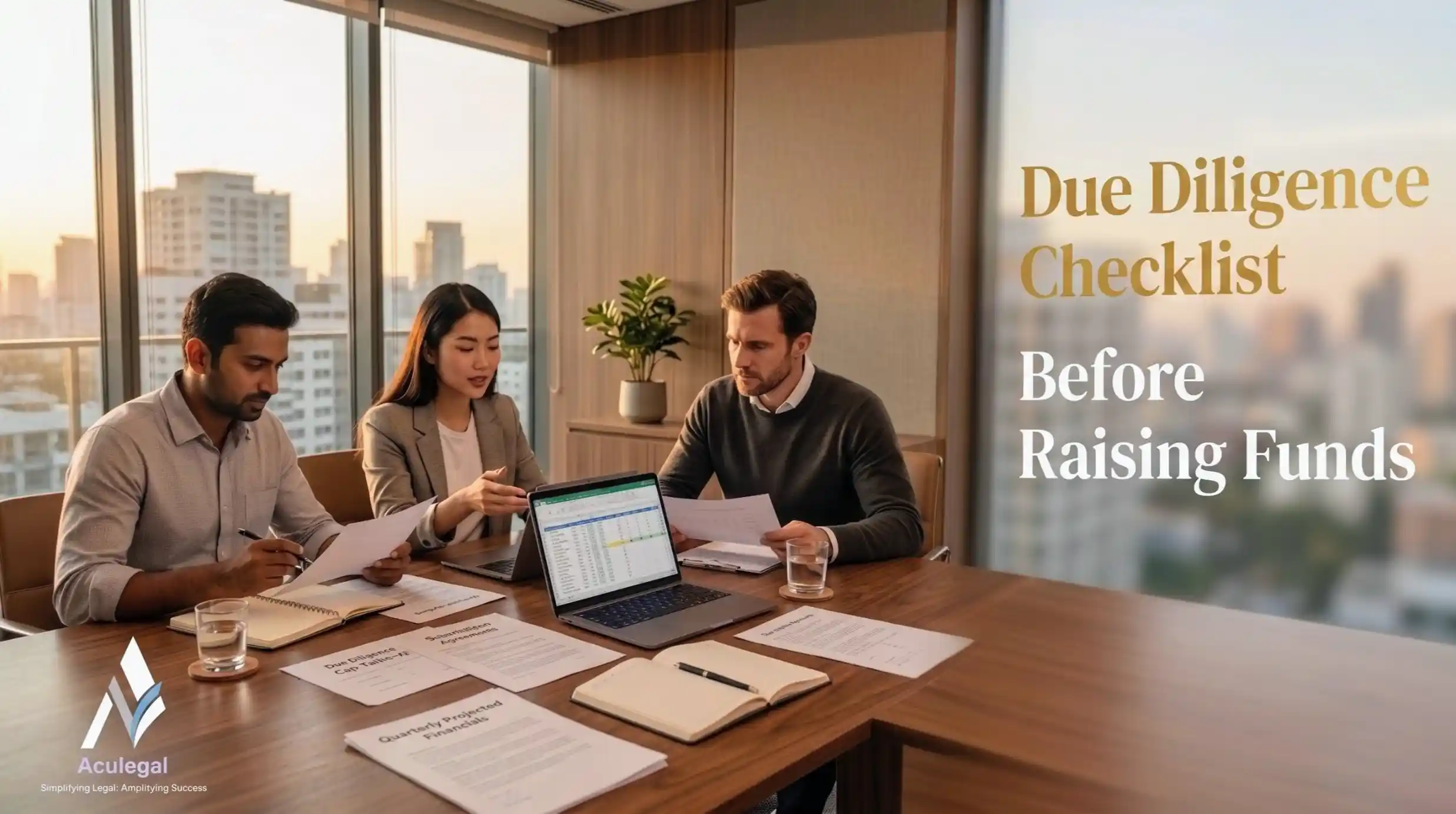 due diligence checklist before raising funds