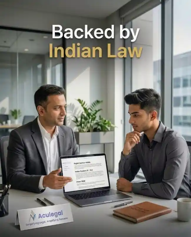 Lawyer explaining digital contract laws in India with IT Act reference