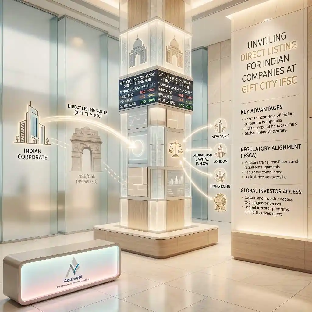 Direct listing mechanism at GIFT City IFSC for foreign capital raising