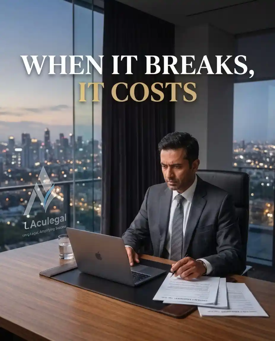 Business professional stressed over failed deal due to contract issues