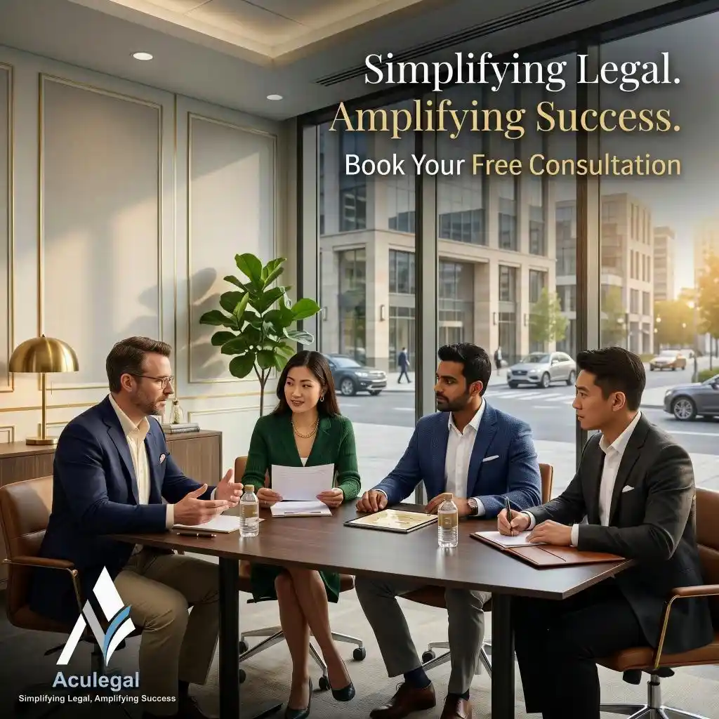 Professional legal consultation meeting with AI-enabled legal support team