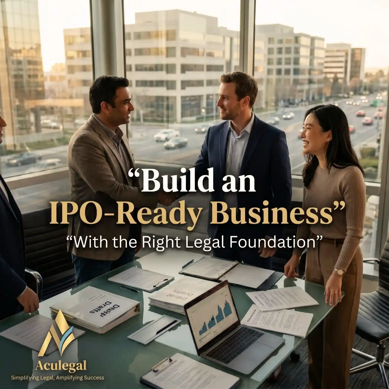 Aculegal legal advisory team helping founders prepare for SME IPO compliance