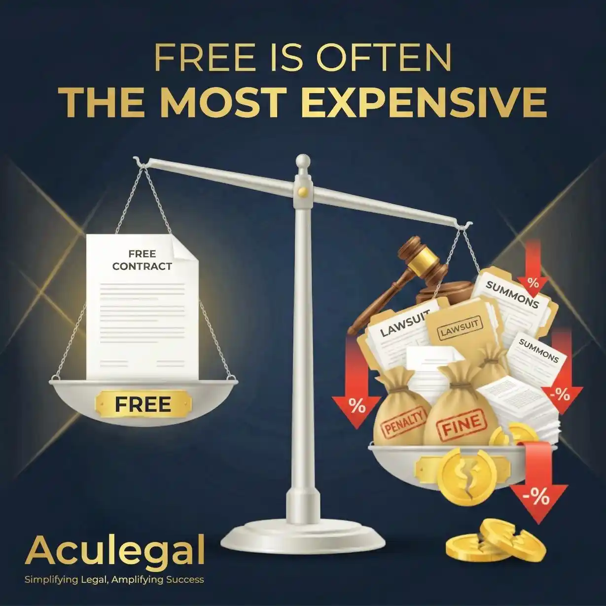 Hidden costs and risks of free legal templates for startups