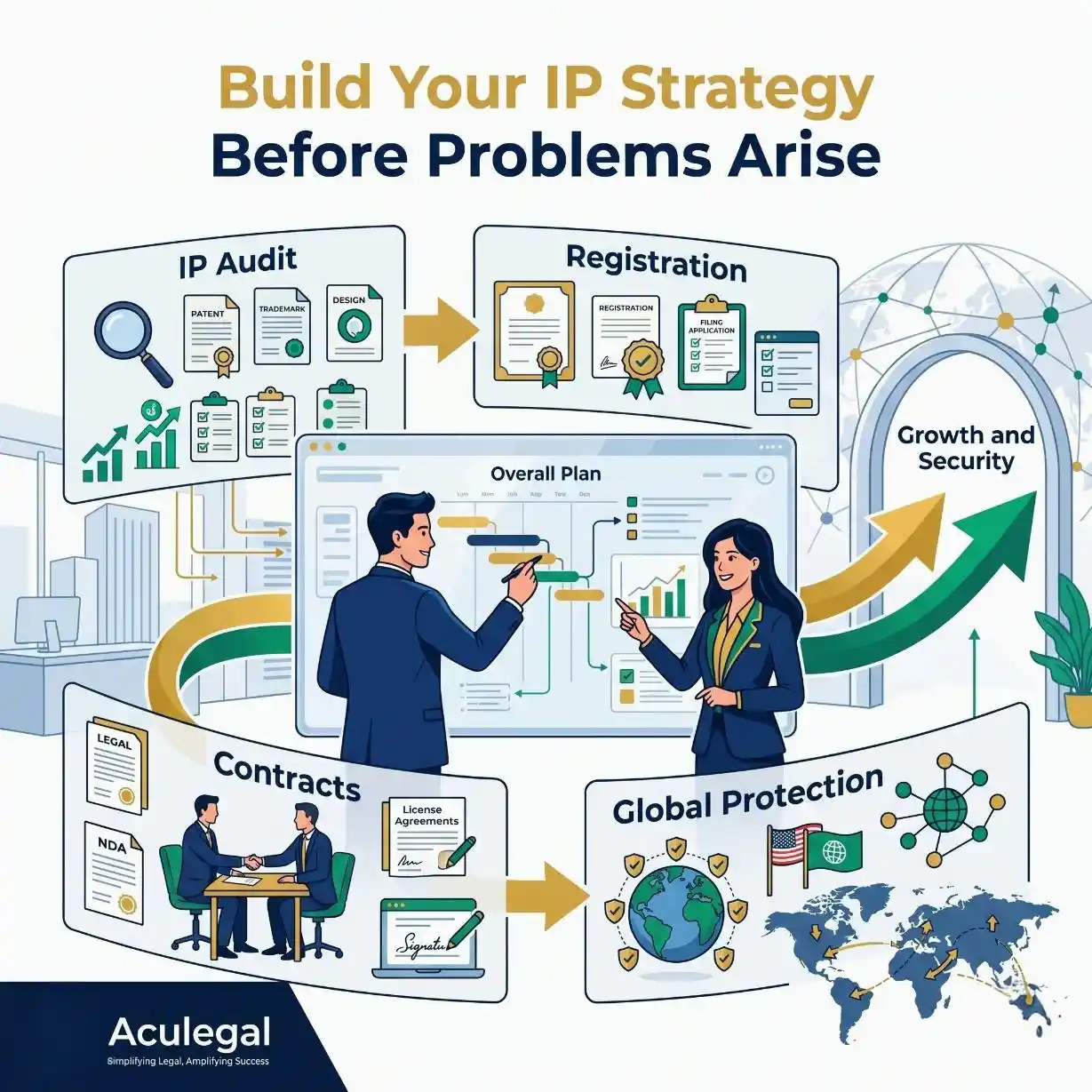 Strategic intellectual property planning and legal protection framework