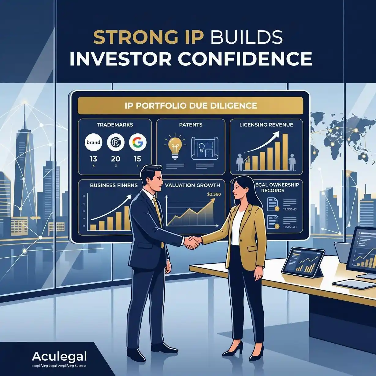 Investors evaluating a company with strong intellectual property protection