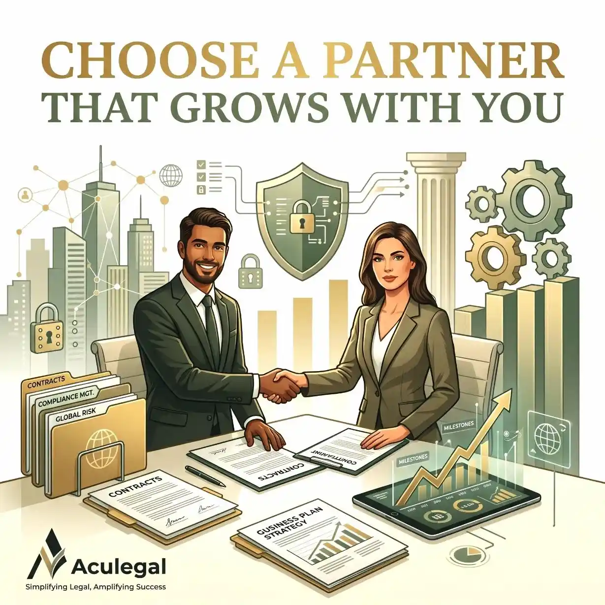 Business owner selecting a trusted legal outsourcing partner for growth and compliance.