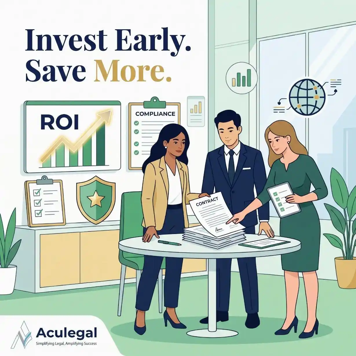 Business leaders improving profitability through proactive legal support.