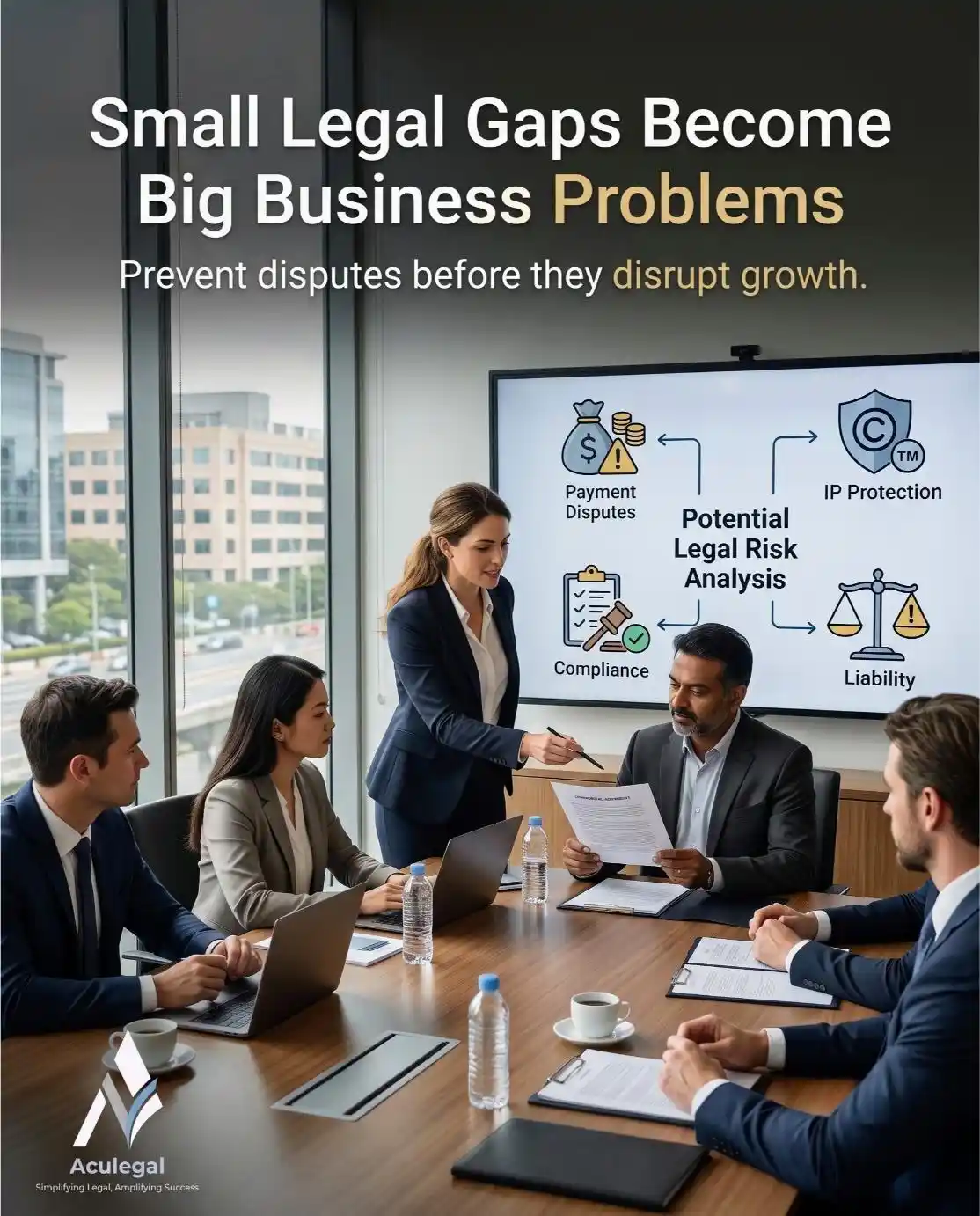 Business leaders identifying contract and compliance risks before signing agreements.