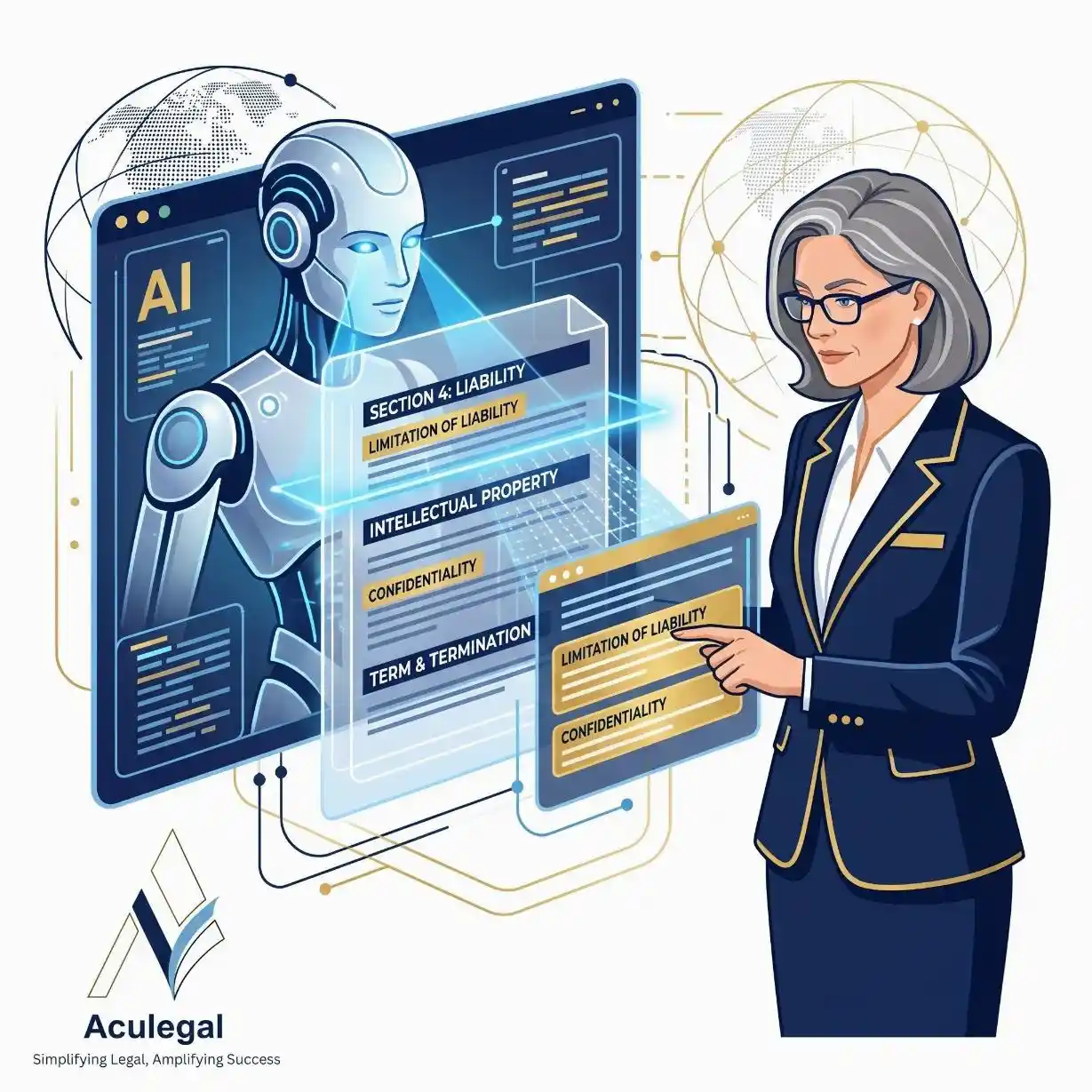 AI-assisted contract review verified by legal experts.