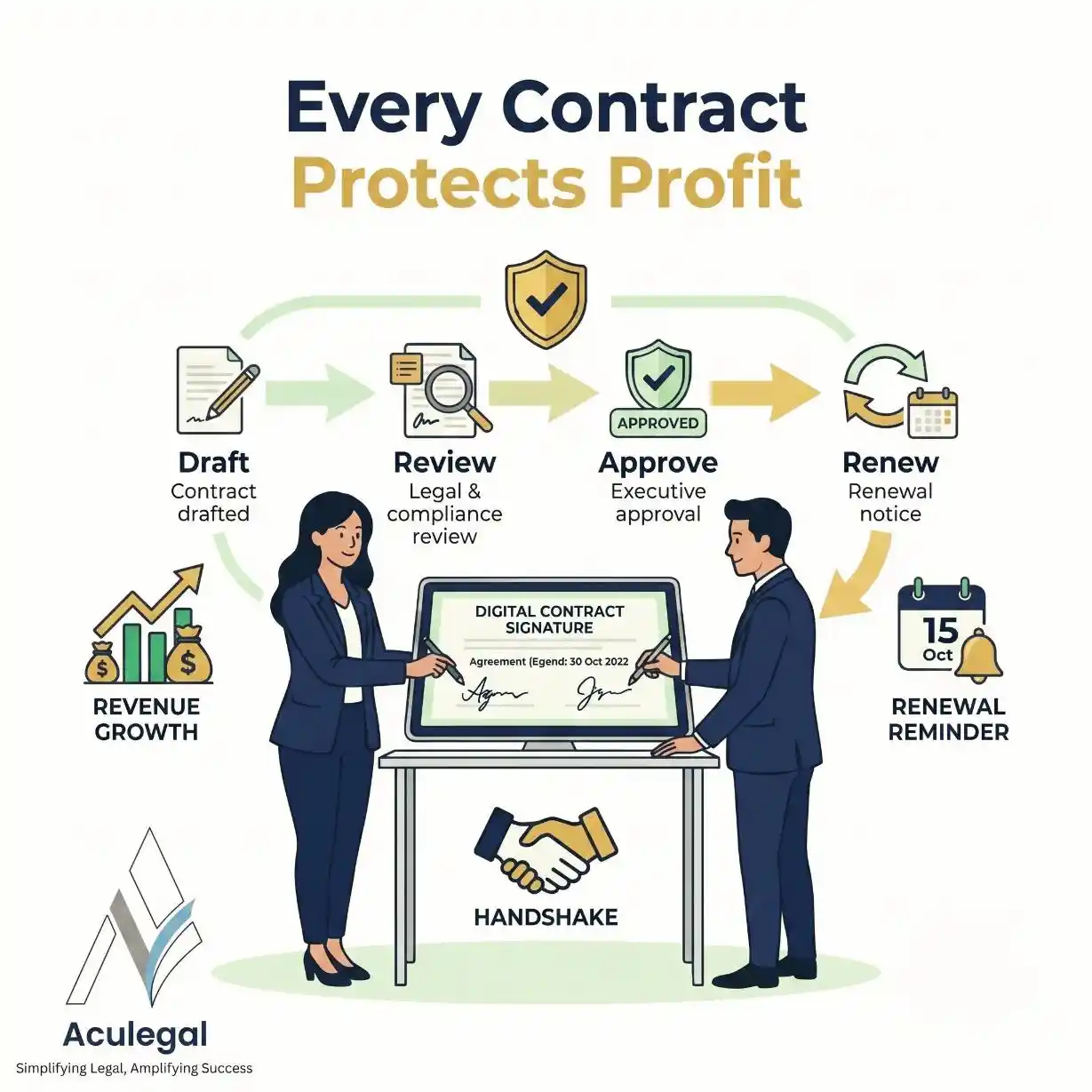 Contract management improving revenue protection and operational efficiency.