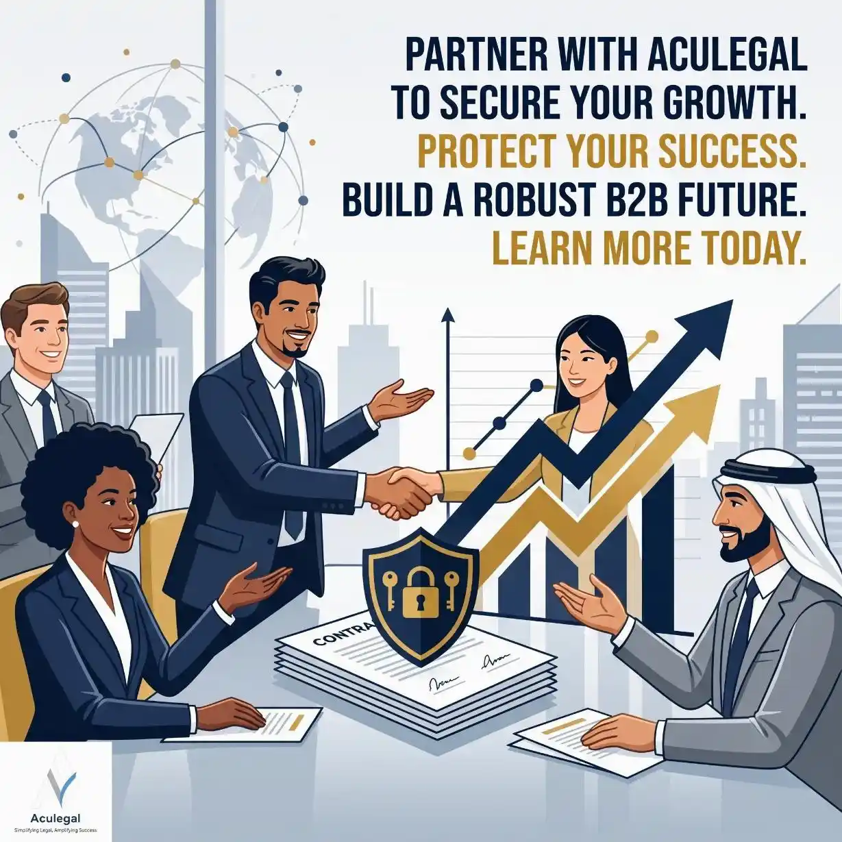 Growing business protected by structured contract management.