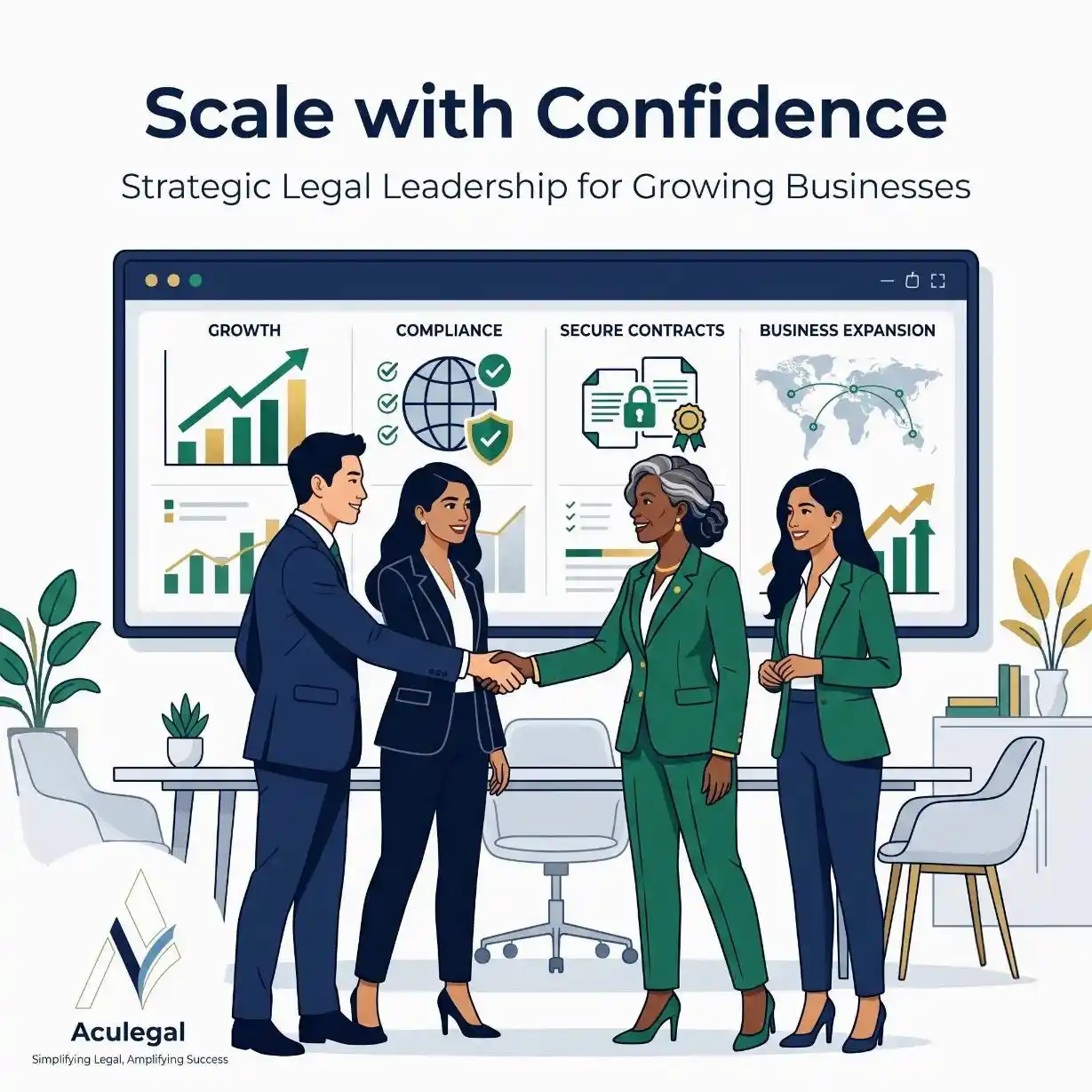 Virtual Chief Legal Officer helping businesses scale confidently