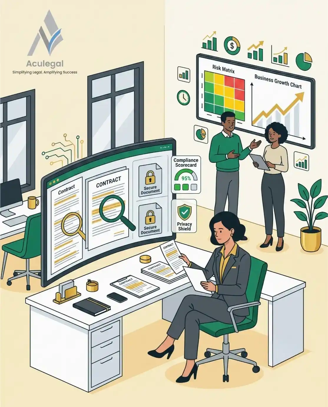 Legal due diligence and privacy risk management for businesses