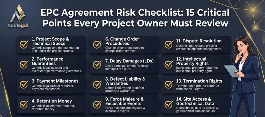 EPC Agreement Risk Checklist