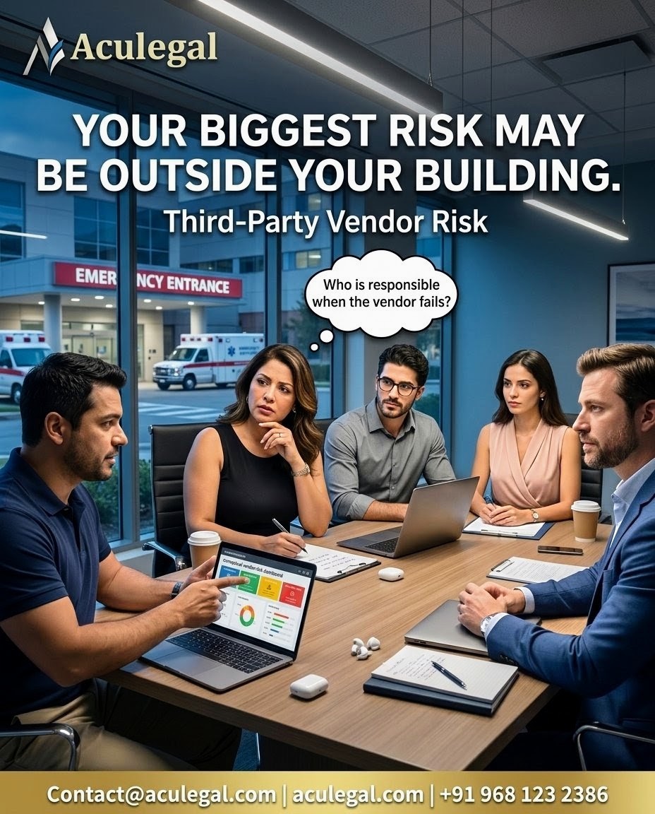 Aculegal healthcare third-party vendor risk affecting hospital operations