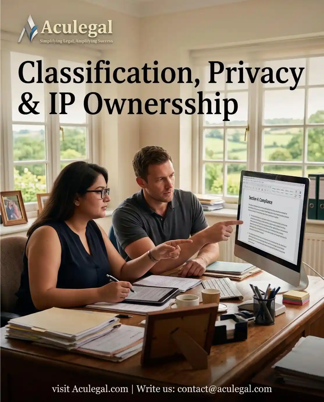 Aculegal commercial lawyers ensuring correct worker classification and data protection in staffing agreements