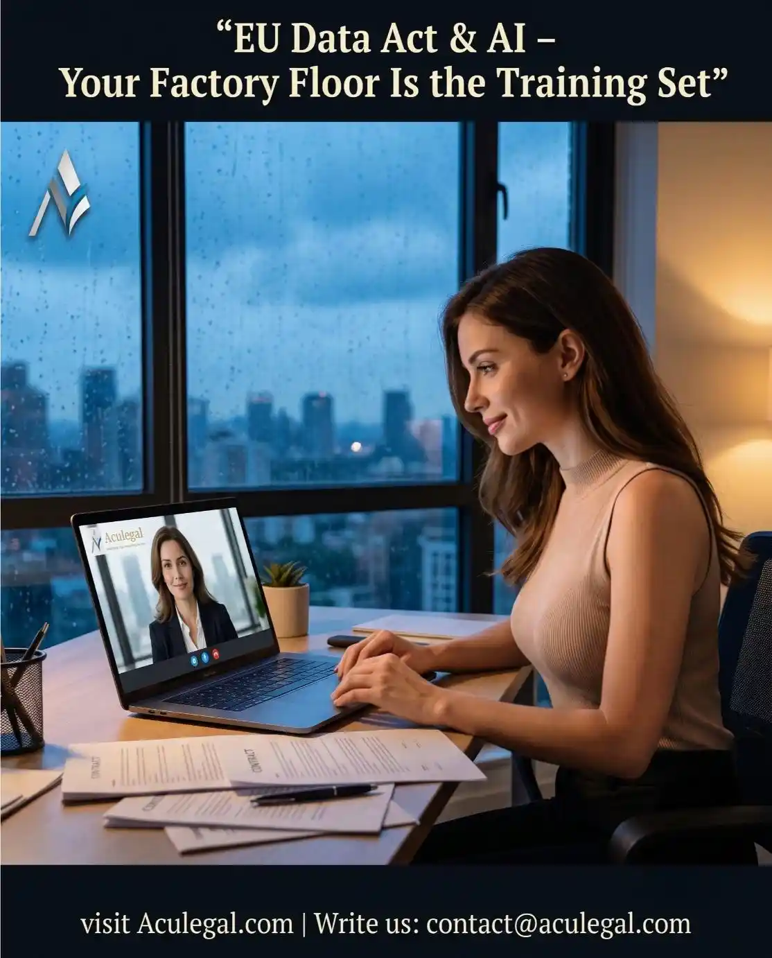 Aculegal Virtual Legal Support Helping Manufacturer with EU Data Act and AI Training Data Risks
