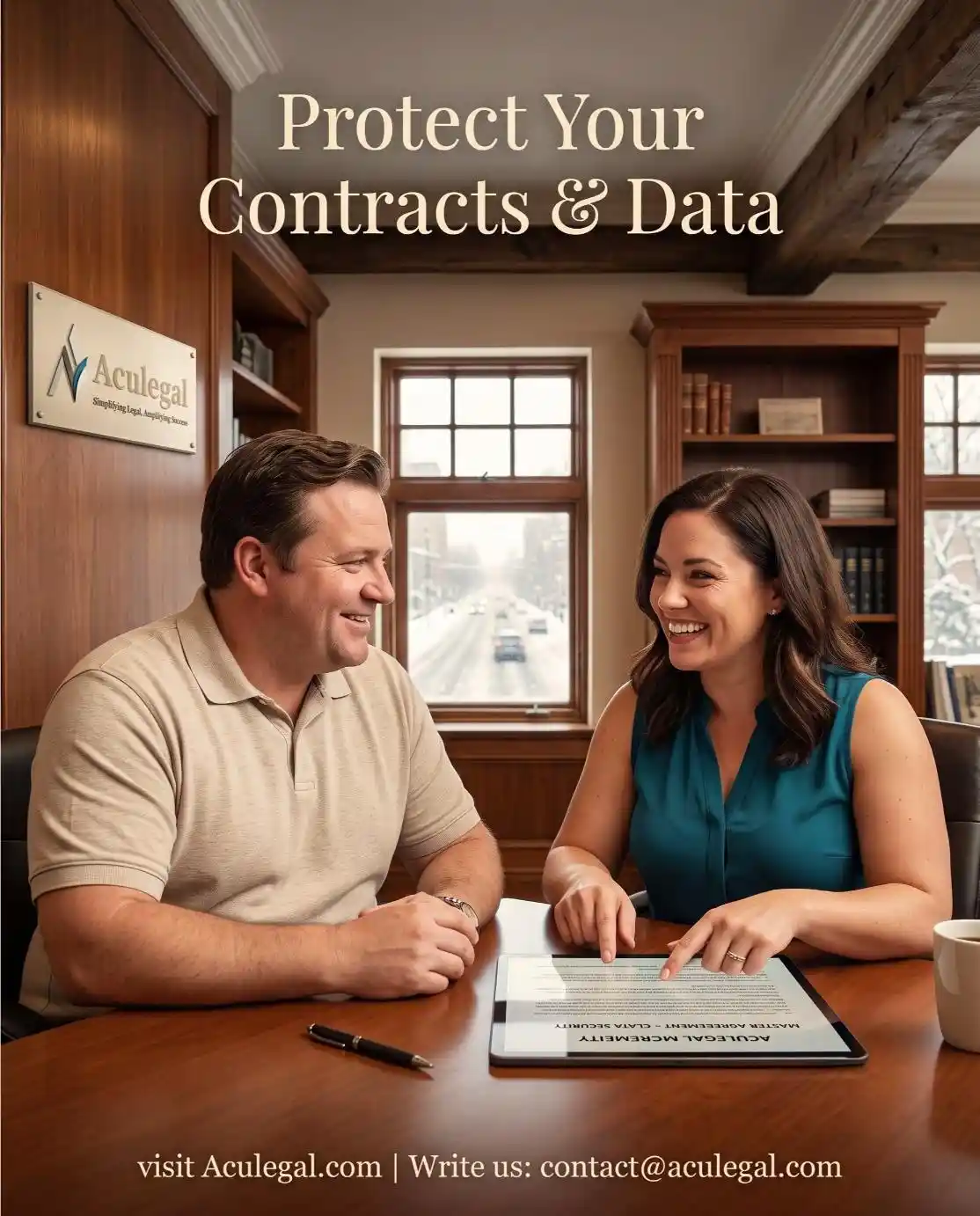 Aculegal Contract Review Services protecting BPO and KPO firms from one-sided MSAs and data privacy risks
