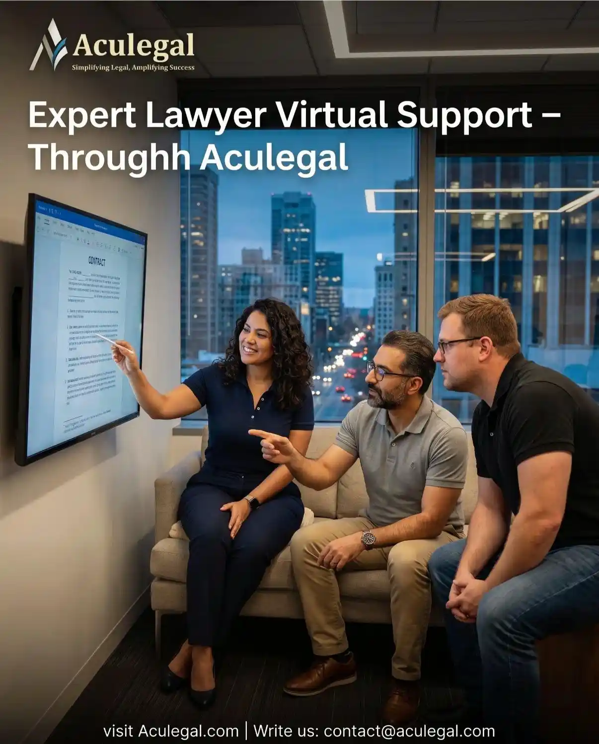 Aculegal Virtual Chief Legal Officer providing ongoing EPC contract support to SME team